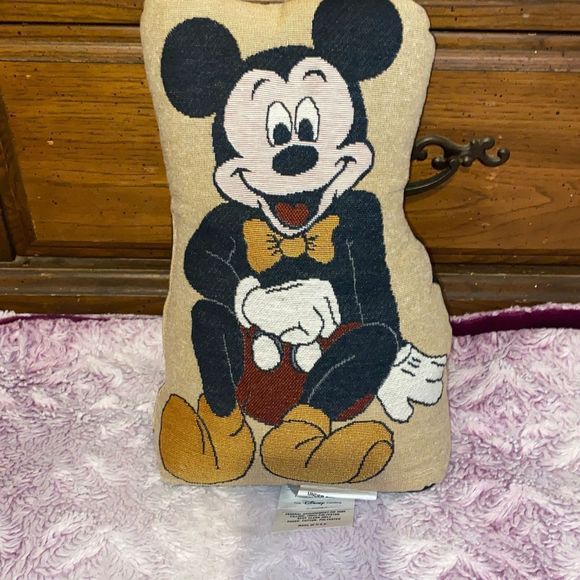 Mickey Mouse Doorstop Weighted Pillow Tapestry Disney Catalog Exclusive - Picture 1 of 4